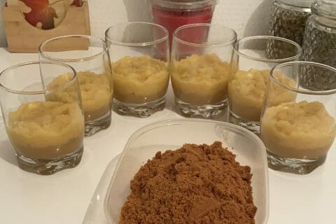 Cliquez pour zoomer ! Verrines pommes caramel et spéculoos Thermomix par assnou