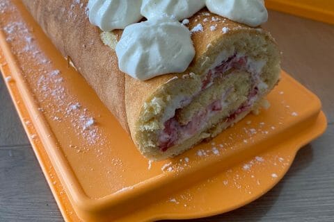 Cliquez pour zoomer ! Fraisier roulé Thermomix par assnou