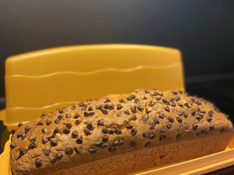 Cliquez pour zoomer ! Banana bread à la patate douce Thermomix par assnou