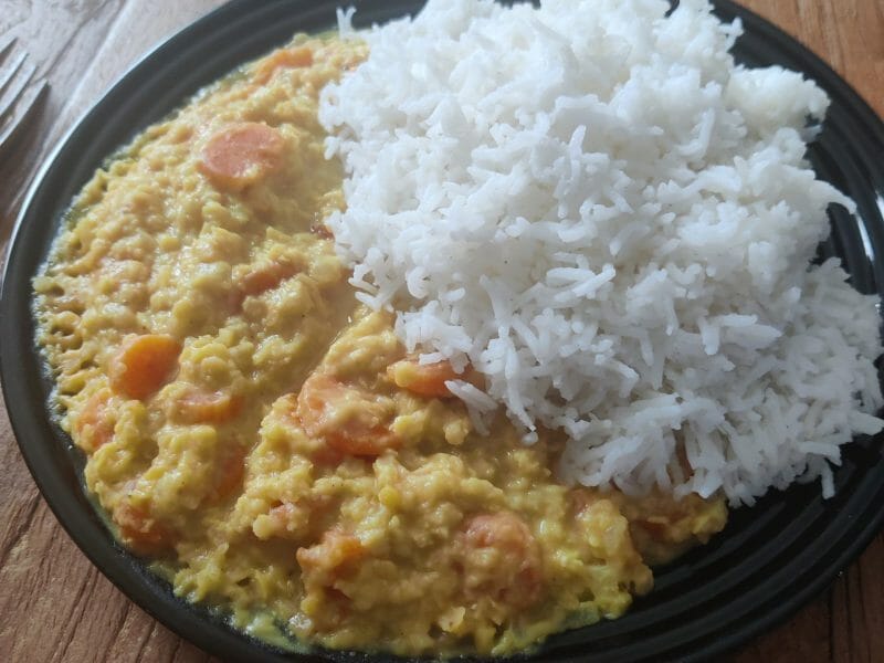 Cliquez pour zoomer ! Dhal de patate douce et de lentilles corail Thermomix par yamyam86
