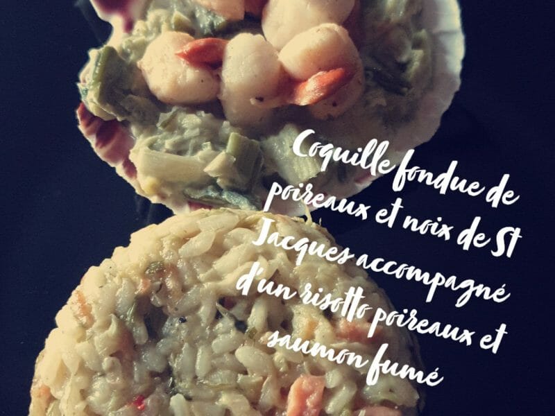 Cliquez pour zoomer ! Risotto poireaux et saumon fumé Thermomix par jennifer_236