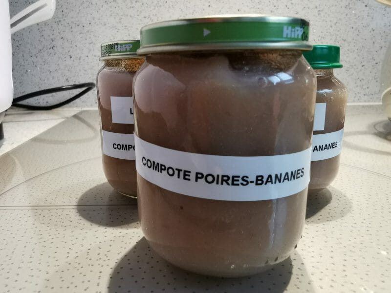 Cliquez pour zoomer ! Compote poires et bananes Thermomix par stvs