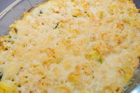 Cliquez pour zoomer ! Gratin de crozets aux courgettes et saumon fumé Thermomix par stvs