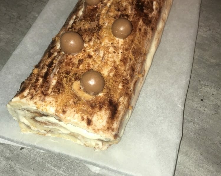 Cliquez pour zoomer ! Bûche Tiramisu Thermomix par dalila23