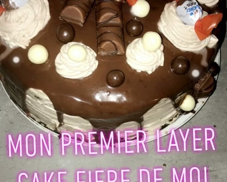 Cliquez pour zoomer ! Layer cake Kinder Bueno Thermomix par dalila23