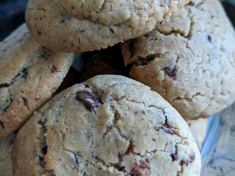 Cliquez pour zoomer ! Cookies beurre de cacahuète et pépites de chocolat Thermomix par ClemMCC
