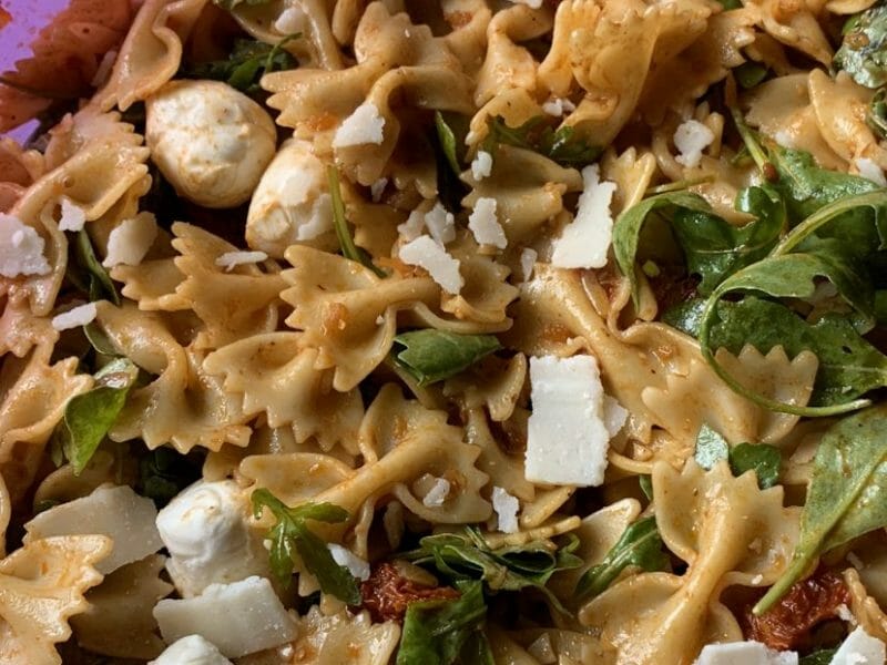 Cliquez pour zoomer ! Salade de pâtes méditerranéenne Thermomix par ip01