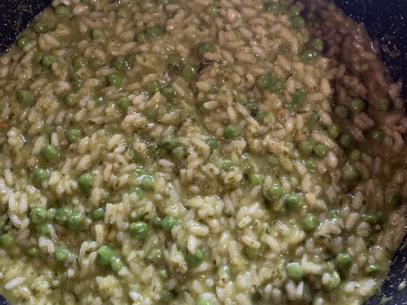 Cliquez pour zoomer ! Risotto aux épinards et petits pois Thermomix par ip01