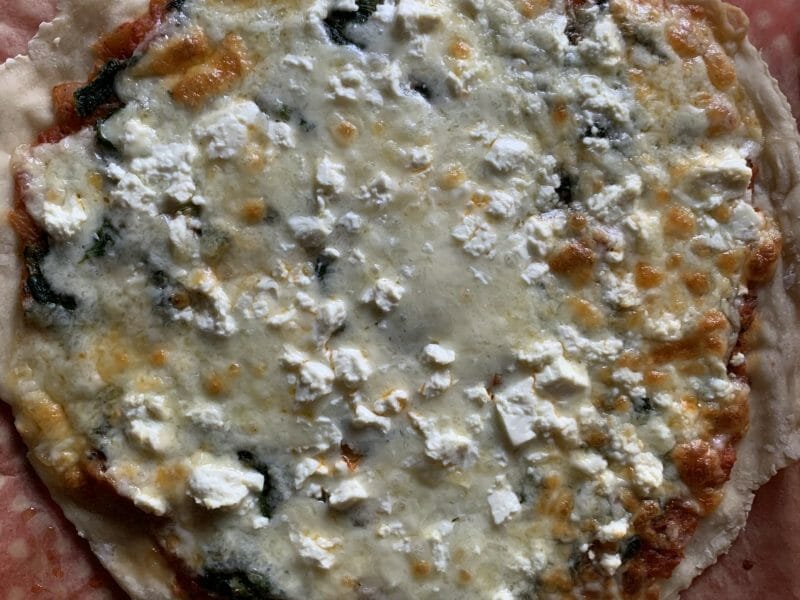 Cliquez pour zoomer ! Pizza épinards et feta Thermomix par ip01