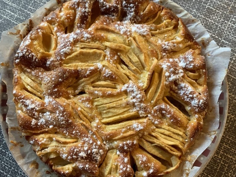 Cliquez pour zoomer ! Gâteau aux pommes et mascarpone Thermomix par ip01