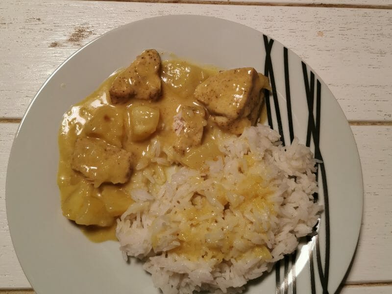 Cliquez pour zoomer ! Blancs de poulet sauce moutarde et curry Thermomix par cindy-wa
