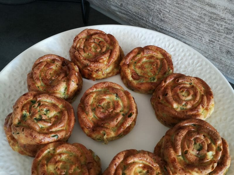Cliquez pour zoomer ! Bouchées courgettes mozzarella Thermomix par kawtar_7