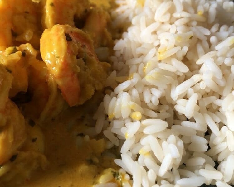 Cliquez pour zoomer ! Curry de crevettes au lait de coco Thermomix par camillou421
