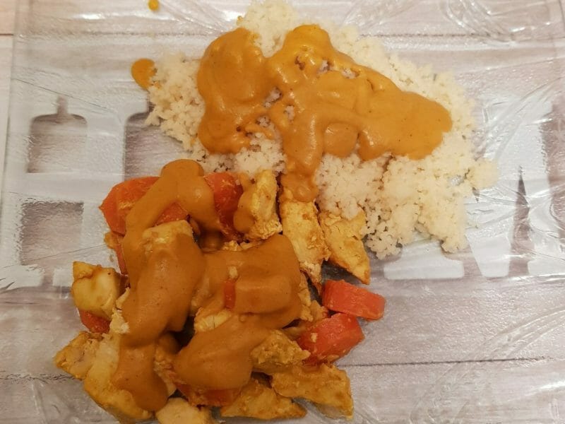 Cliquez pour zoomer ! Poulet coco aux 3 épices Thermomix par laetitia_487