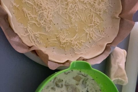 Cliquez pour zoomer ! Tarte aux oignons, lardons et moutarde douce Thermomix par bea18