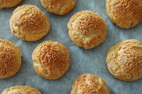 Cliquez pour zoomer ! Choux craquelin fraises chantilly Thermomix par miss_grugru