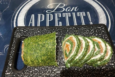 Cliquez pour zoomer ! Roulé aux épinards, saumon et Boursin Thermomix par miss_grugru