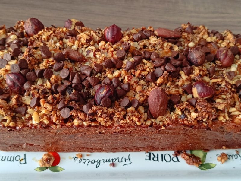 Cliquez pour zoomer ! Moelleux poires, noisettes et chocolat Thermomix par melvan