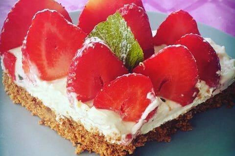 Cliquez pour zoomer ! Tarte aux fraises sans cuisson Thermomix par yza64