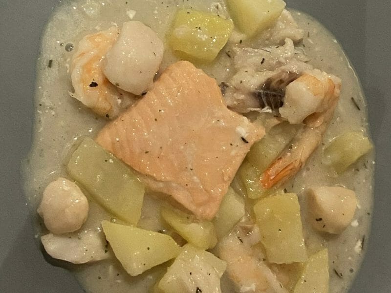 Cliquez pour zoomer ! Blanquette de la mer Thermomix par yza64