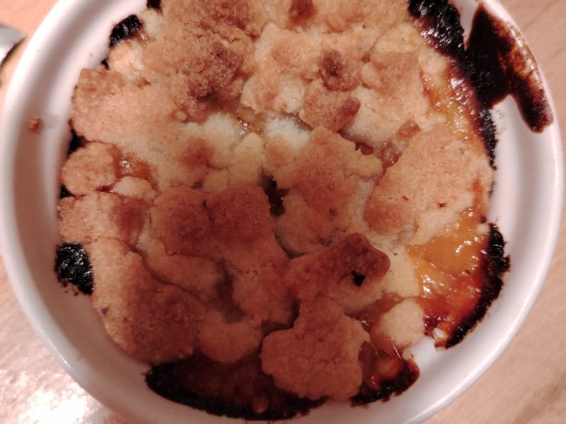 Cliquez pour zoomer ! Crumble aux abricots Thermomix par quentin2013