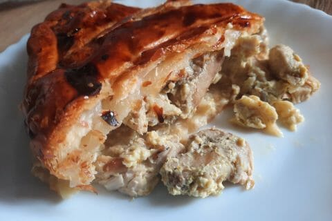 Cliquez pour zoomer ! Tourte au poulet et aux champignons Thermomix par lola_36
