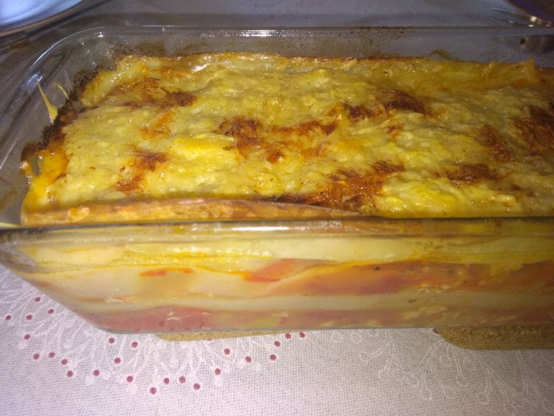Cliquez pour zoomer ! Lasagnes au poulet et poivrons Thermomix par celine79-86