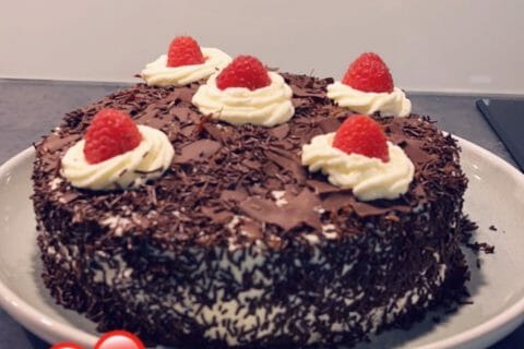 Cliquez pour zoomer ! Bûche forêt noire Thermomix par sandrinha16