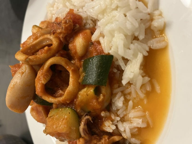 Cliquez pour zoomer ! Encornets à la provençale Thermomix par sandrinha16