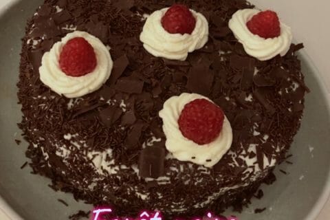 Cliquez pour zoomer ! Bûche forêt noire Thermomix par sandrinha16