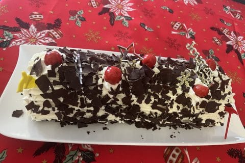 Cliquez pour zoomer ! Bûche forêt noire Thermomix par sandrinha16