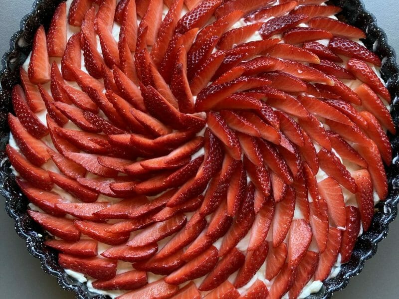 Cliquez pour zoomer ! Tarte aux fraises sans cuisson Thermomix par cerise_coconut