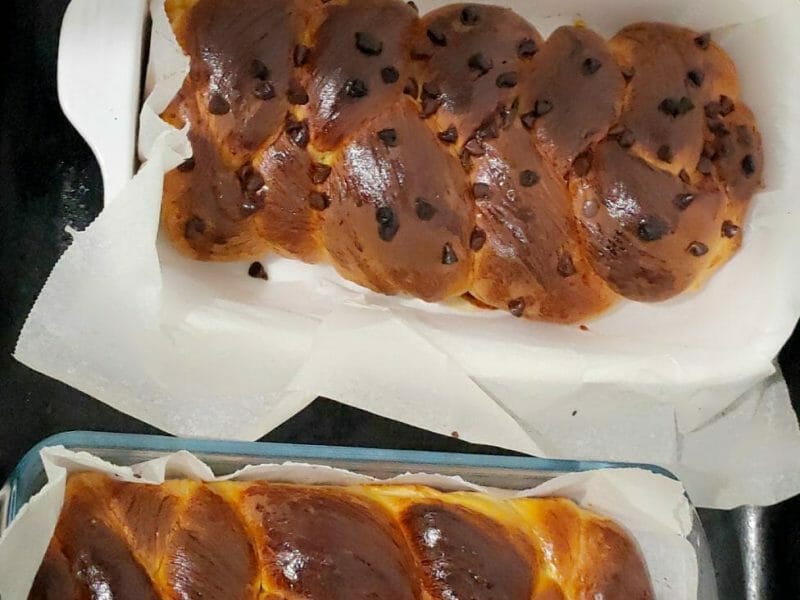 Cliquez pour zoomer ! Brioche tressée à la mie filante Thermomix par lindsay_10