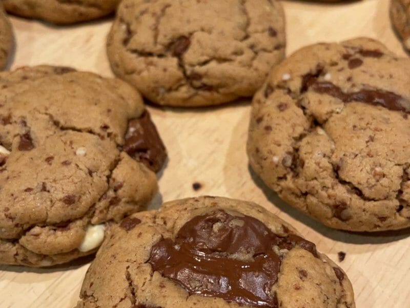Cliquez pour zoomer ! Cookies beurre de cacahuète et pépites de chocolat Thermomix par mariec57