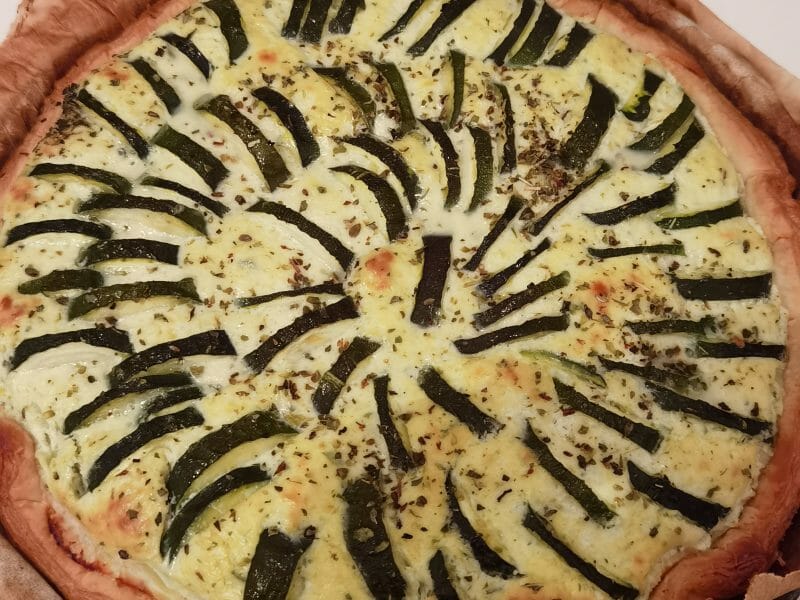 Cliquez pour zoomer ! Tarte courgettes et ricotta Thermomix par vannes