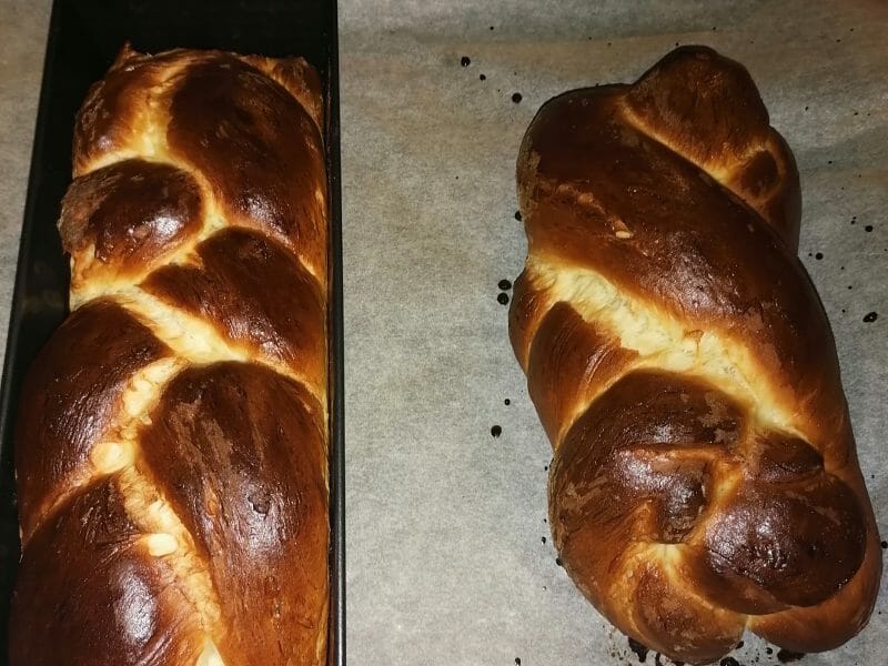 Cliquez pour zoomer ! Brioche tressée à la mie filante Thermomix par cindy_313