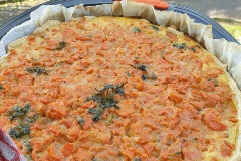 Cliquez pour zoomer ! Tarte à la carotte Thermomix par morgancuisine