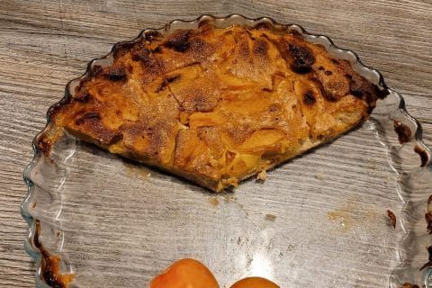 Cliquez pour zoomer ! Clafoutis aux abricots Thermomix par Nessynessy