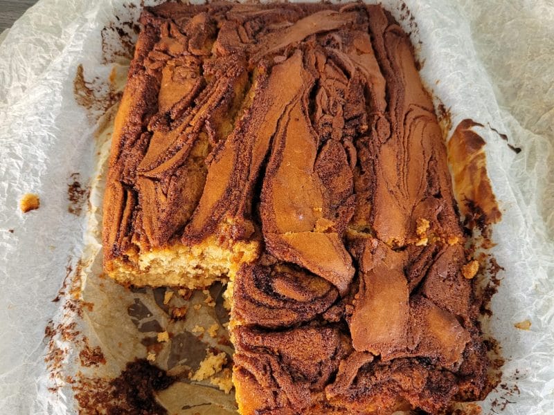 Cliquez pour zoomer ! Gâteau brioché façon cinnamon rolls Thermomix par Nessynessy