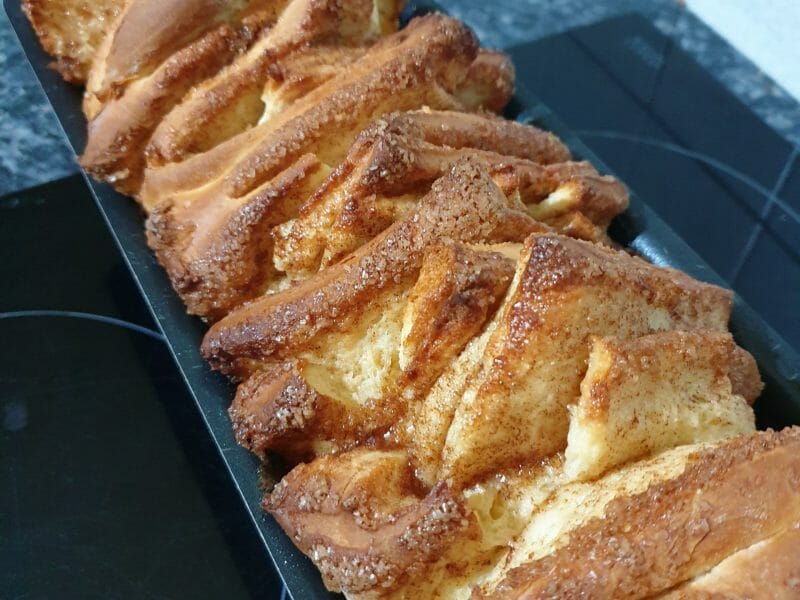 Cliquez pour zoomer ! Brioche à effeuiller à la cannelle Thermomix par zabb
