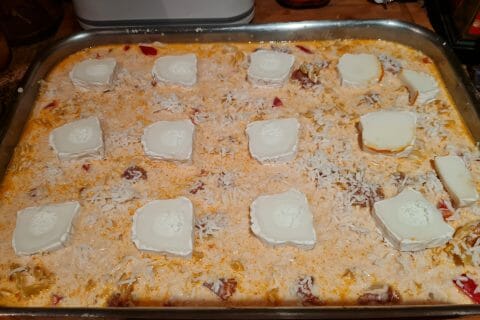 Cliquez pour zoomer ! Gratin de torsades aux merguez Thermomix par BARBARA06830