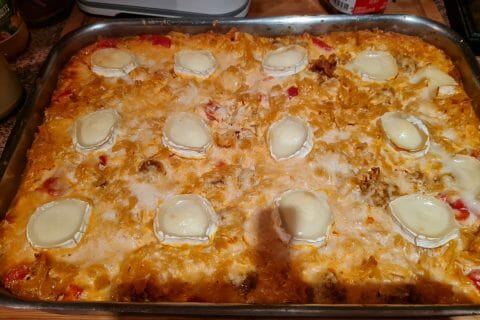Cliquez pour zoomer ! Gratin de torsades aux merguez Thermomix par BARBARA06830