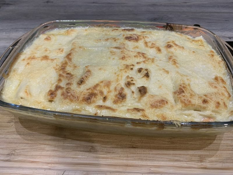 Cliquez pour zoomer ! Lasagnes au saumon et poireaux Thermomix par solennetnico