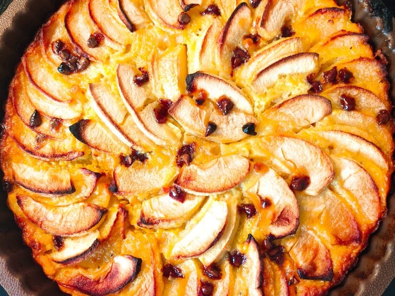 Cliquez pour zoomer ! Tarte aux pommes sans pâte Thermomix par angelique_290