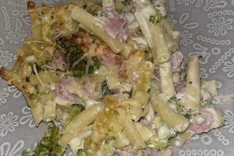 Cliquez pour zoomer ! Gratin de pâtes au brocoli Thermomix par Lola