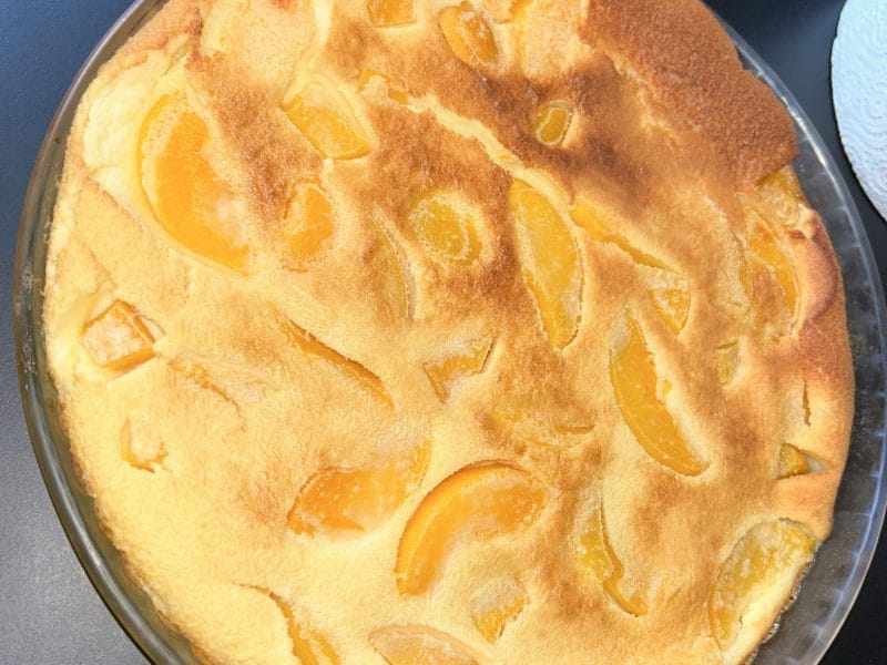 Cliquez pour zoomer ! Clafoutis aux pêches Thermomix par calimero02