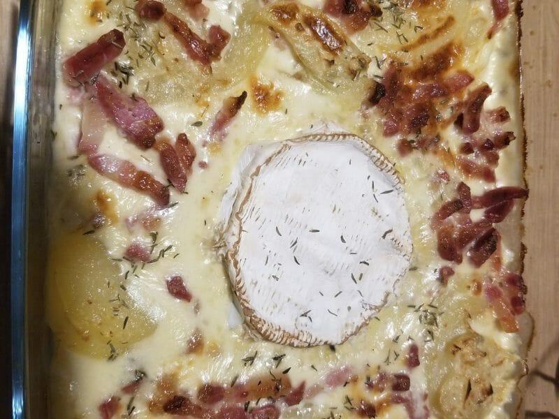 Gratin de pommes de terre à la normande au Thermomix - Cookomix
