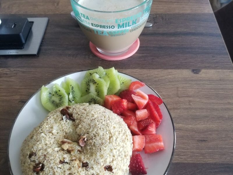 Cliquez pour zoomer ! Bowl cake banane et pépites de chocolat Thermomix par stefka08