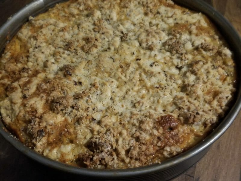 Cliquez pour zoomer ! Tarte aux pommes façon crumble Thermomix par stefka08