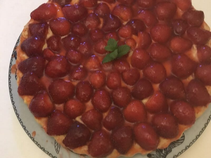 Cliquez pour zoomer ! Tarte aux fraises Thermomix par Laeti45